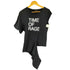 アンダーカバー UNDERCOVER TIME OF RAGE カットオフ 半袖 Tシャツ レディース JPN:2