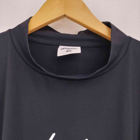 LOCAL GOLF ローカルゴルフ ロゴプリント モックネック ストレッチ長袖Tシャツ メンズ import:L