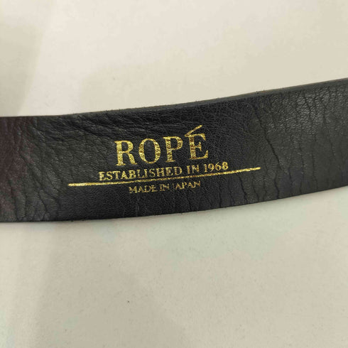 ロペ ROPE スクエアバックル ナロー レザー ベルト レディース