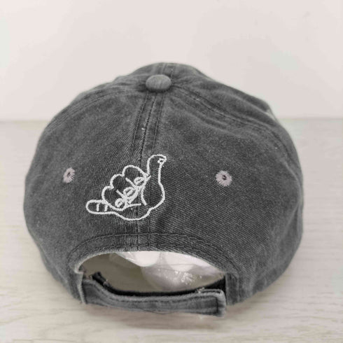 ロゴ刺繍 ウォッシュ加工 キャップ メンズ
