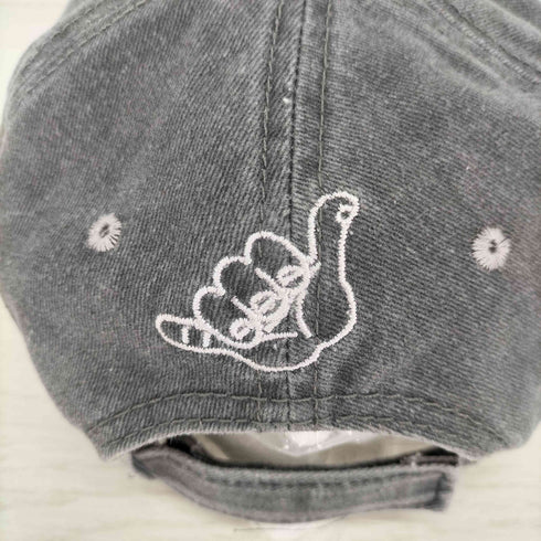 ロゴ刺繍 ウォッシュ加工 キャップ メンズ