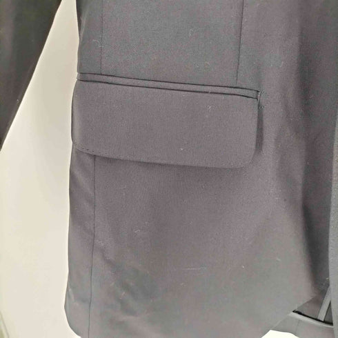 SUIT SQUARE UNIVERSAL QUALITY WASHABLE 2B 背抜き 本切羽 ウール テーラードジャケット メンズ 170cm-4Drop