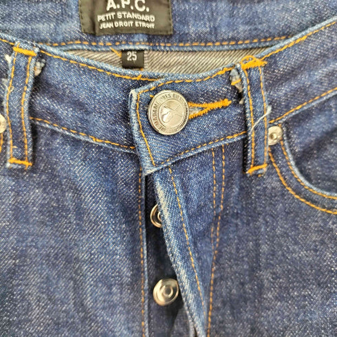アーペーセー A.P.C. ボタンフライ スキニーデニム レディース UK:25