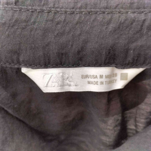 ザラ ZARA フリルデザイン シアーシャツブラウス レディース JPN:M
