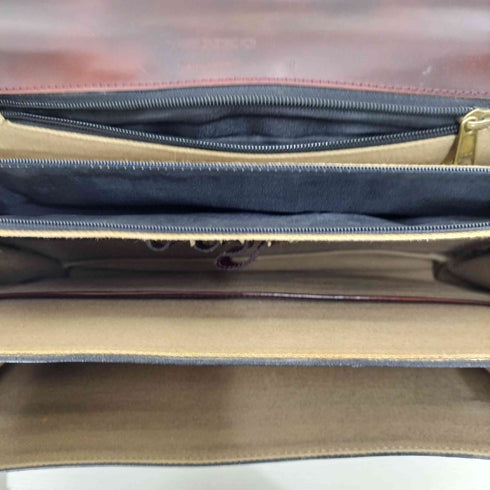 ヤンコ yanko スペイン製 ロゴ刻印 レザービジネスバッグ メンズ
