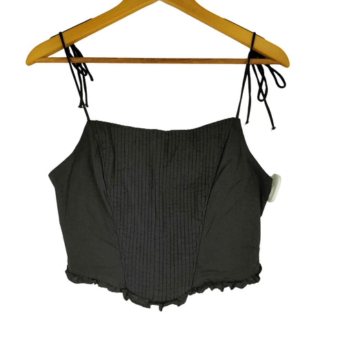 ザラ ZARA ポプリンコルセトリーインスパイアードクロップトップ レディース JPN:L