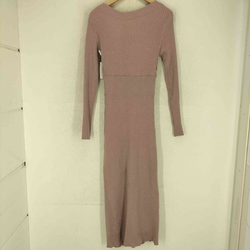 スナイデル snidel スリットニットワンピ レディース ONE SIZE