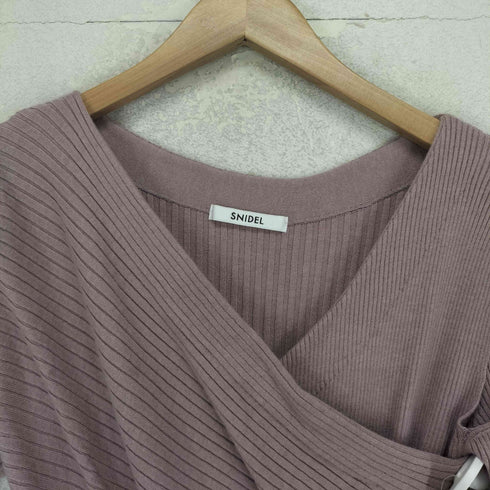 スナイデル snidel スリットニットワンピ レディース ONE SIZE
