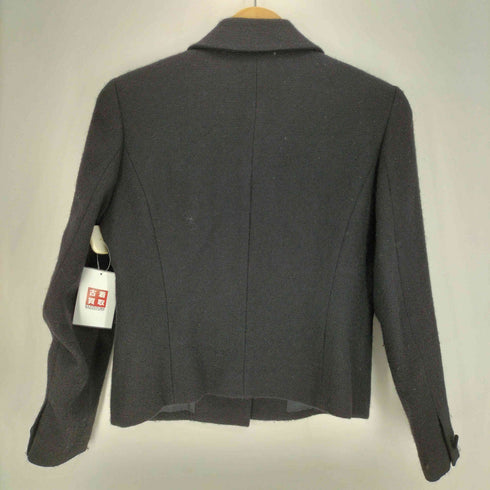 ヒロココシノ HIROKO KOSHINO NOIR CHIC ツイード クロップド ジャケット レディース JPN:9号