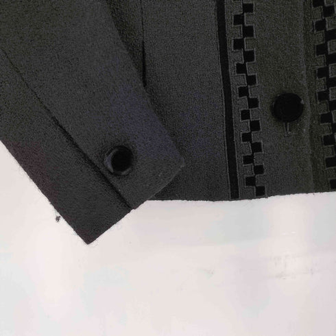 ヒロココシノ HIROKO KOSHINO NOIR CHIC ツイード クロップド ジャケット レディース JPN:9号