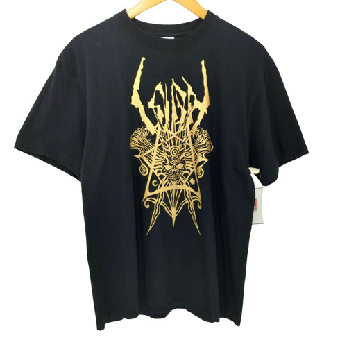 ユナイテッドアスレ UNITED ATHLE ブラックメタル バンド アートワークプリント 半袖Tシャツ メンズ JPN:L