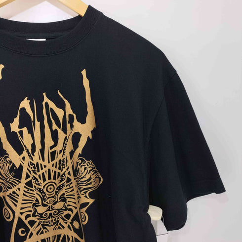ユナイテッドアスレ UNITED ATHLE ブラックメタル バンド アートワークプリント 半袖Tシャツ メンズ JPN:L