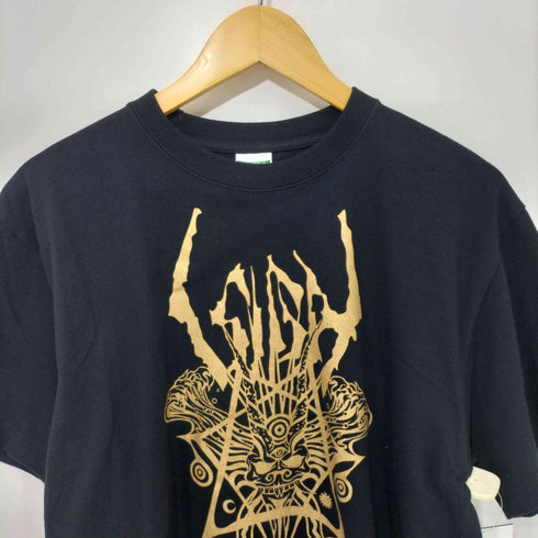 ユナイテッドアスレ UNITED ATHLE ブラックメタル バンド アートワークプリント 半袖Tシャツ メンズ JPN:L