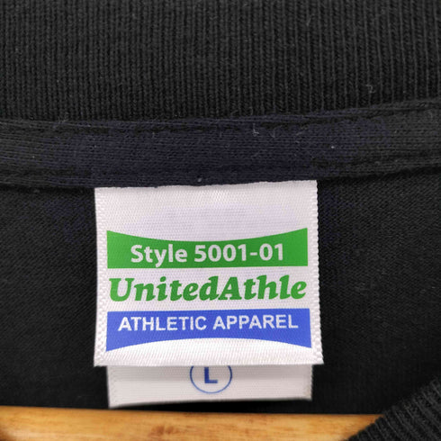ユナイテッドアスレ UNITED ATHLE ブラックメタル バンド アートワークプリント 半袖Tシャツ メンズ JPN:L