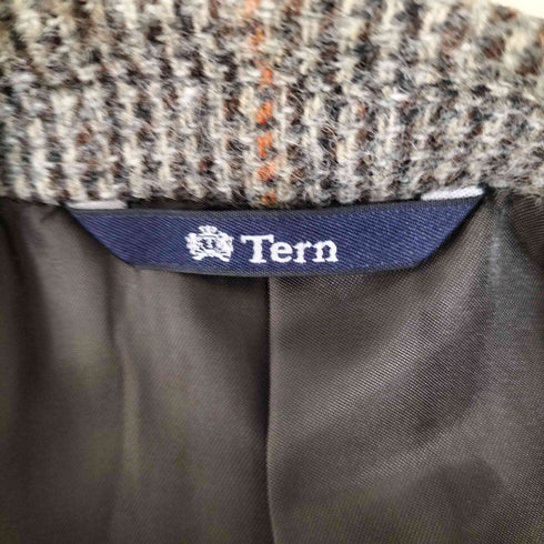 Tern MOON社 Shetland Wool 2Bクルミボタン ツイードジャケット メンズ 21