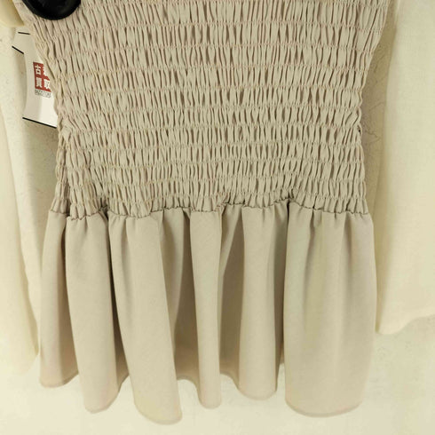 アンドマリー AND MARY BETTY SHIRRING MINI DRESS レディース F
