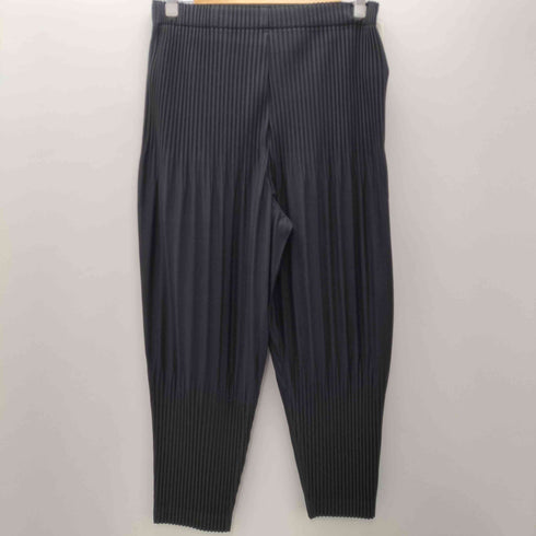 オムプリッセイッセイミヤケ HOMME PLISSE ISSEY MIYAKE 25AW BASICS 消し プリーツ 加工 イージー パンツ メンズ JPN:2