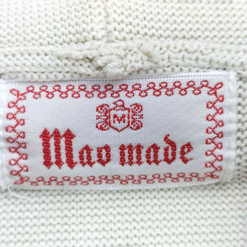 マオメイド mao made スウェットのようでそうじゃないストレッチニット オーバーサイズがいい感じフード付きプルオーバー レディース FREE