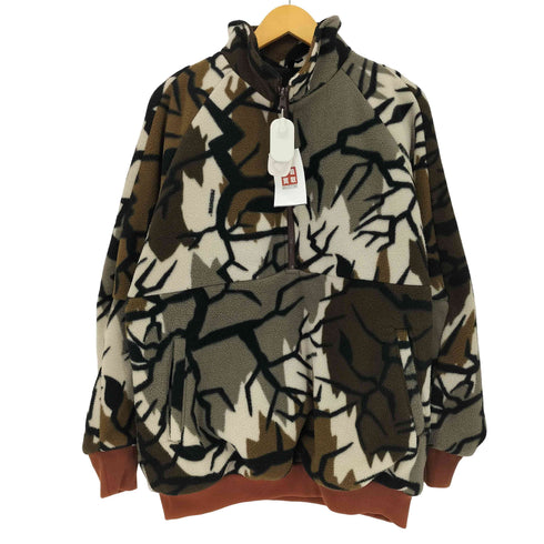 エルエルビーン L.L.Bean 80s USA製 プレデターカモ ハーフジップフリースプルオーバー メンズ