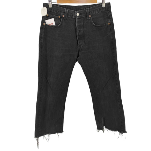 リーバイス Levis エジプト製 ボタン裏3757 501 ボタンフライブラックデニムパンツ メンズ 34