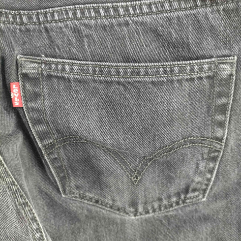 リーバイス Levis エジプト製 ボタン裏3757 501 ボタンフライブラックデニムパンツ メンズ 34