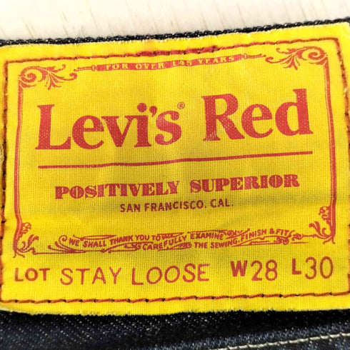 リーバイスレッド Levis RED STAY LOOSE UTILITY ジップフライ デニムパンツ メンズ W28L30