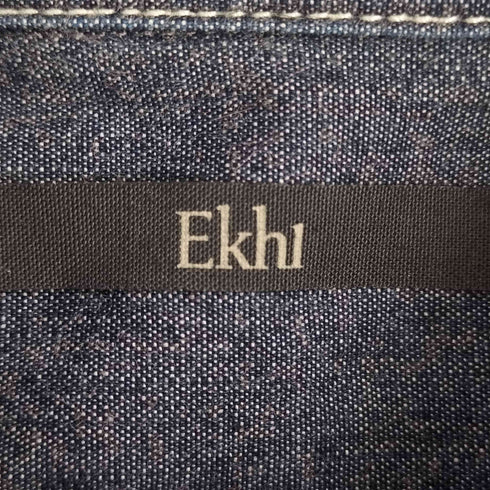 エカル EKAL ワイヤー入り 長袖 シャンブレーシャツ メンズ 46