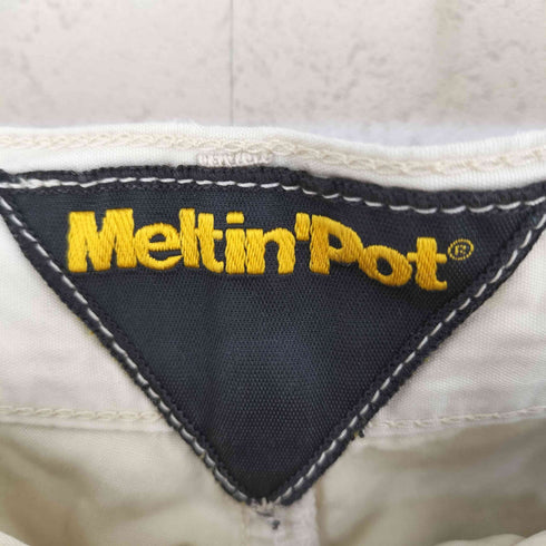 Meltin' Pot LAMPOジップ POCKER ダブルニークロップドパンツ メンズ JPN:S