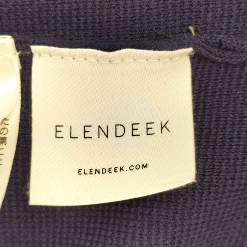 エレンディーク ELENDEEK PLEATS BL SET KT 3way ベスト付 長袖 アシンメトリー プリーツブラウス レディース FREE