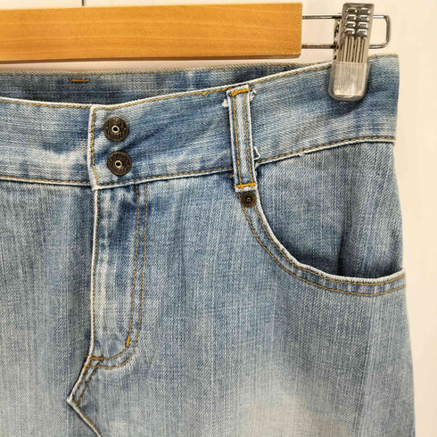 ラルフローレン RALPH LAUREN 80-90s ライトブルー デニムスカート レディース 160