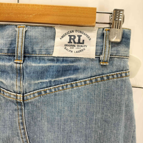 ラルフローレン RALPH LAUREN 80-90s ライトブルー デニムスカート レディース 160