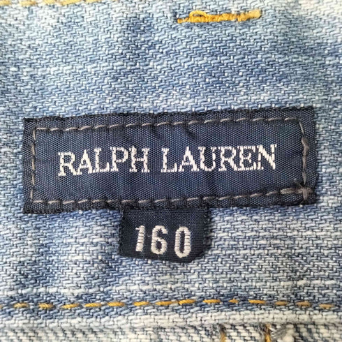 ラルフローレン RALPH LAUREN 80-90s ライトブルー デニムスカート レディース 160