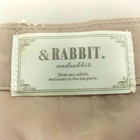&RABBIT 花柄刺繍 シアー ワンピース レディース