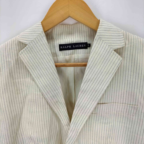 ラルフローレン RALPH LAUREN 90-2000s ストライプ テーラードジャケット レディース 9