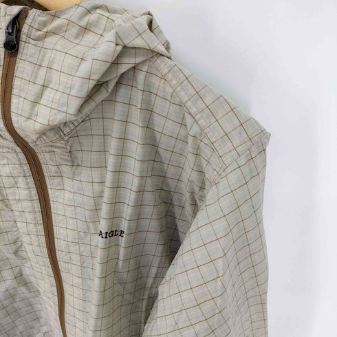 エーグル AIGLE チェック ナイロンマウンテンパーカー メンズ import:M