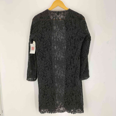 ローレンラルフローレン LAUREN RALPH LAUREN 花柄 総レース ロングカーディガン レディース XS
