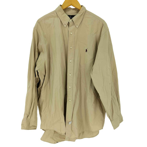 ラルフローレン RALPH LAUREN ボタンダウン コットン長袖シャツ メンズ import:XXL