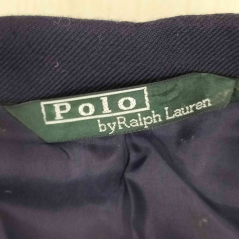 ポロラルフローレン POLO RALPH LAUREN 紺ブレ シングルブレスト テーラードジャケット レディース