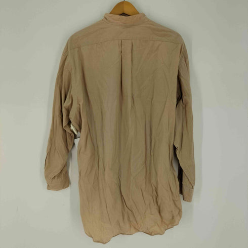 ラルフローレン RALPH LAUREN YARMOUTH チェック ノーカラー長袖シャツ メンズ 17 32/33