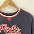 ポロラルフローレン POLO RALPH LAUREN スクリプトロゴ プリント 前Vガゼット プルオーバー スウェット プルオーバー メンズ import:L