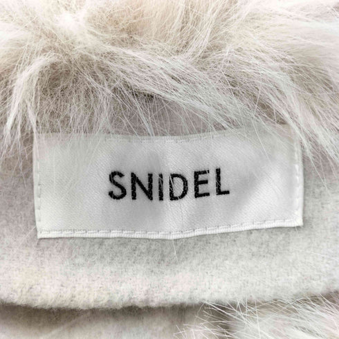スナイデル snidel ファー付きミドルケープコート レディース ONE SIZE