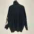 エムエムシックスメゾンマルジェラ MM6 Maison Margiela 21AW Reversed Intarsia Polo-Neck Sweater リバースデザイン タートルネック セーター レディース XL