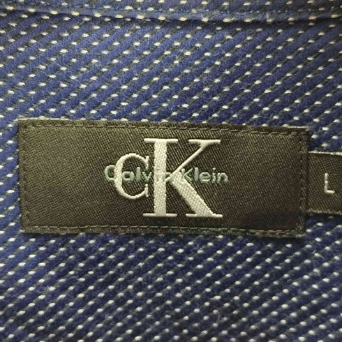 シーケーカルバンクライン ck Calvin Klein コットン シャツ メンズ JPN:L