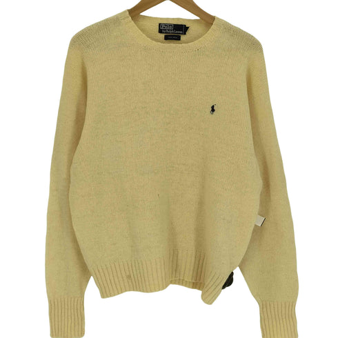 ポロバイラルフローレン Polo by RALPH LAUREN 90S ポニー刺繍 ウール プルオーバー ニット メンズ import:L