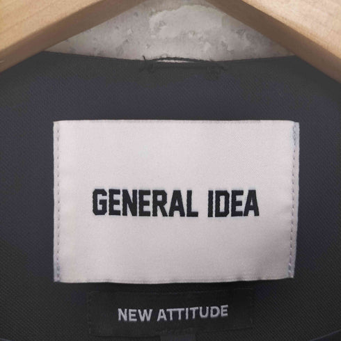 GENERAL IDEA ジェネラルアイディア ストラップノーカラージャケット import レディース S