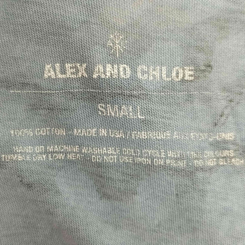 ALEX AND CHLOE USA製 グラフィックプリント S/S クルーネック Tシャツ メンズ import:S