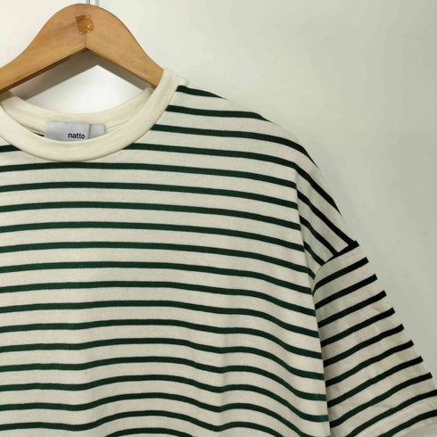 natto loose silhouette border tee ルーズ シルエット ボーダーT メンズ FREE