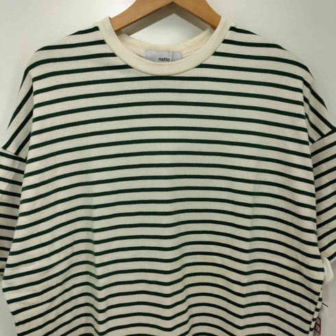 natto loose silhouette border tee ルーズ シルエット ボーダーT メンズ FREE