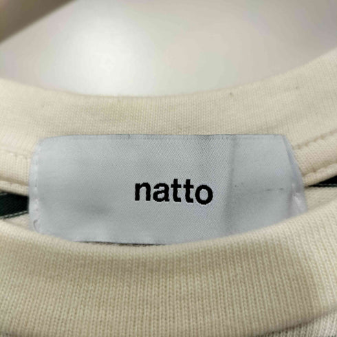natto loose silhouette border tee ルーズ シルエット ボーダーT メンズ FREE