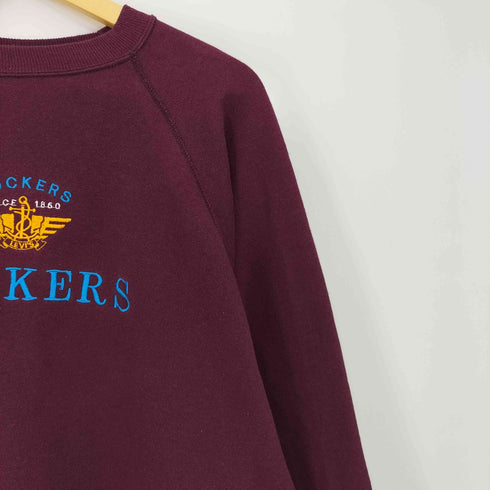 ヘインズ Hanes 90s USA製 DOCKERS コットンポリ ラグランクルーネックスウェット メンズ import:XL